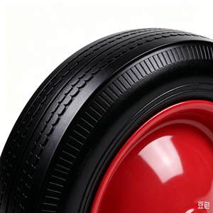 Solid Rubber <b>Wheel</b> Puncture Proof Flat Free <b>Wheel</b> For Hand Truck Trolley Wheelbarrow - Product Image 3