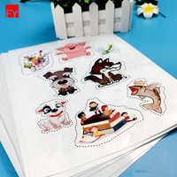 Prix de gros, papier autocollant brillant pour imprimante jet d'encre/laser, format A4, 8,5 x 11 pouces