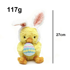 Nuevo Juguete de Peluche Súper Suave de Conejo y Pollito de Pascua, Muñeco de Peluche con Diadema y Relleno de Algodón PP - Product Image 6