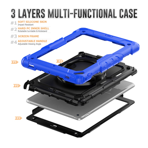 Custodia Protettiva per <span class=keywords><strong>iPad</strong></span> 10.2 con Supporto Girevole a 360 Gradi e Maniglia Portatile, Design per Bambini - Product Image 6