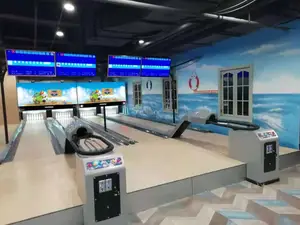 Mini piste de bowling intérieure Équipement de divertissement Piste de bowling complète de piste de bowling pour adultes et enfants