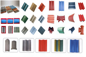 以电机为核心部件的热门彩色屋顶水泥瓦制造机价格 - Product Image 4