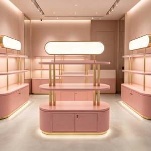 เฟอร์นิเจอร์ร้านเสริมสวยแบบสั่งทำ |   บริการออกแบบร้านค้าครบวงจรและโซลูชั่นจัดแสดงสินค้าแบบครบชุดสำหรับร้านเครื่องสำอาง ออกแบบตกแต่งภายในร้าน - Product Image 1