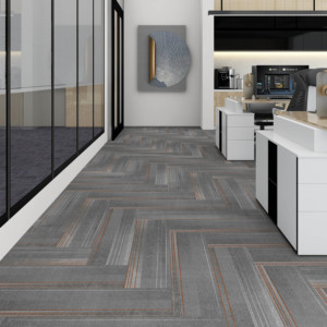 Carreaux de moquette modulaires Revêtement de sol en PP Carreaux de moquette de bureau pour la maison à vendre Carrés de moquette bitume Elare - Product Image 5