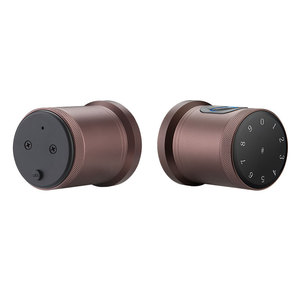 Vente en gros de serrure intelligente biométrique à empreinte digitale de haute sécurité bouton à <span class=keywords><strong>loquet</strong></span> unique compatible WiFi pour nuage de porte en acier, verre et aluminium - Product Image 4