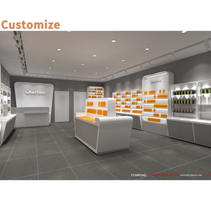 Customized Mobile phone display cabinet chain store brand showcase mobile phone shelf accessories jewelry rack display