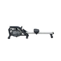Máquina de Remo Multifuncional Comercial de Acero al Carbono para Gimnasio en Casa, Ejercicio Cardiovascular Interior, Duradera y Ecológica