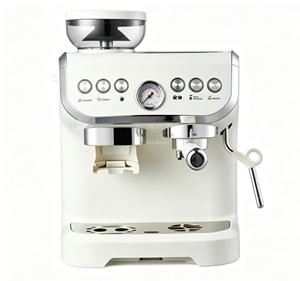 Cafetera Espresso Semiautomática con Molinillo Integrado, Varilla de Vapor, Presión de 15 Bares, Tanque de Agua de 2.0 L - Product Image 1