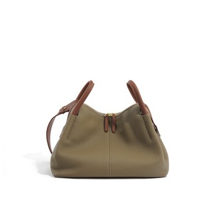 Sac à bandoulière en cuir véritable pour femme, motif bonbon, avec sangle réglable, sac détachable, doublure en coton, fermeture éclair, motif lettres - Product Image 3