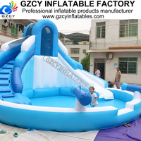 Châteaux gonflables géants, toboggans, parcs aquatiques mobiles, équipements d'amusement aquatique pour usage résidentiel et scolaire, intérieur/extérieur, en PVC.