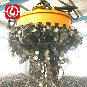 Circular Electromagnet Excavator 1Ton Manual Magnet 1000Kg Magnets Lifter For Steel Round Bar Lifting