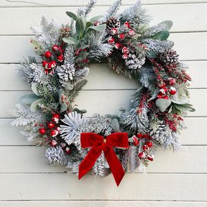 Christmas <b>Tree</b> <b>Ornaments</b> Velvet Bow Accessories Gift Wrapping for Wedding Party Home Decoration - Product Image 6