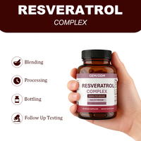 Complexe de Resvératrol 2000 mg par Portion, Capsules Antioxydantes Végétaliennes, Soutien Immunitaire/Cérébral/Énergétique/Cardiaque |   Complément alimentaire 60 capsules