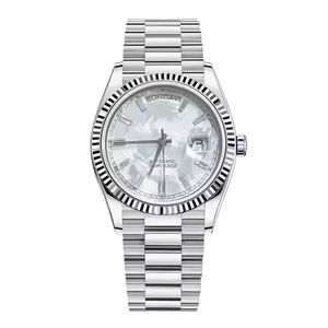 Reloj Mecánico ETA de Lujo y Súper Calidad, Fábrica EWE, 41 mm, Resistente al Agua, Acero Inoxidable, Reserva de Marcha 2836, 228238, Luminoso, Dorado - Product Image 4