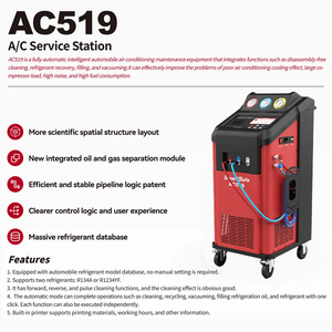 Lancement original AC519 Intelligent Automobile Climatisation Maintenance Équipement Réfrigérant Récupération A/C Machine - Product Image 3