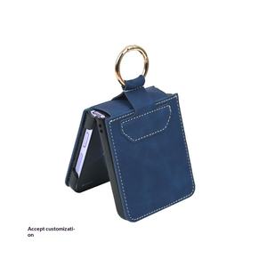 ที่ใส่แหวนหนังทำด้วยมือเคสโทรศัพท์พับได้กันกระแทกแบบมินิมอลสำหรับ Flip7 Z - Product Image 3