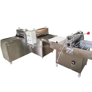 Tự động công nghiệp thanh ngũ cốc thanh sô cô la phồng sô cô la bóng bánh thanh làm ép hình thành máy cắt khuôn - Product Image 2