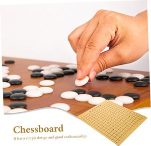 Tablero de ajedrez con versátiles juegos <span class=keywords><strong>Xiangqi</strong></span> y Gobang: Diseño compacto para el hogar para un fácil almacenamiento y experiencias estratégicas de aprendizaje - Product Image 5