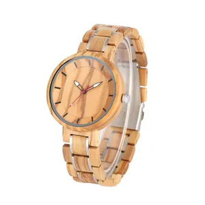 Migliore Idea <span class=keywords><strong>Regalo</strong></span> di Natale: Orologi al Quarzo in Legno Inciso Stile Semplice <span class=keywords><strong>per</strong></span> Uomini d'Affari - Product Image 1