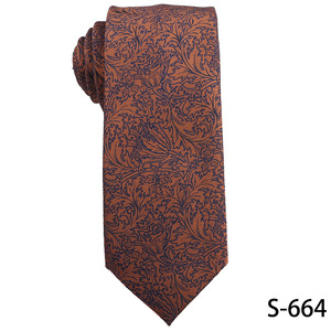 Cravate à motif orange pour hommes, crosse de cravate pour hommes, chemise de gentleman rétro, <span class=keywords><strong>accessoires</strong></span> de <span class=keywords><strong>costume</strong></span>, vente en gros - Product Image 4