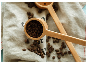 Tailai maison cuisine ustensile accessoires <span class=keywords><strong>bambou</strong></span> cuillère à thé cuillère à café longue poignée assaisonnement mesure cuillère en bois - Product Image 2