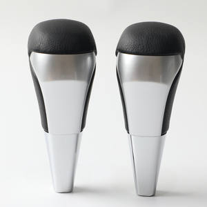 Pommeau de levier de vitesse en cuir mat, Design ergonomique, pour Toyota Hilux Fortuner 2005 – 2016 - Product Image 5