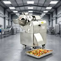 FONHON 750W 201 RVS Snijmachine 1 Jaar Garantie Multifunctioneel voor Diepvriesvlees & Wortel-/Stengelgroenten