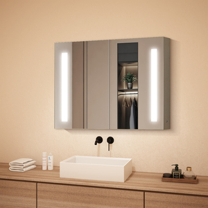 Miroir de salle de bain lumineux à led multifonctionnel avec Bluetooth pour la vente en gros - Product Image 5