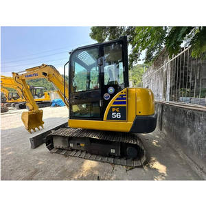 Excavadora de orugas usada Komatsu PC56 de 5t, pequeña, de segunda mano, de gran venta en Japón, maquinaria usada Komatsu PC 56 30 35 40 50 60 - Product Image 1