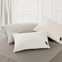 Taie d'oreiller de mise à la terre en tissu argenté écologique, respirante et douce, pour la protection de la santé et la mise à la terre des textiles de maison de luxe