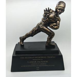 Heisman Resin <b>Trophy</b> 20cm <b>Engraved</b> Durable Fan Merchandise For Ball Sports - Product Image 2