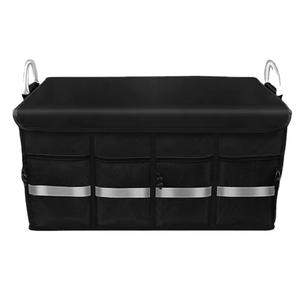 Caja de Almacenamiento Plegable de Gran Capacidad para Maletero de Coche, Impermeable, de Oxford 1680D, 57*33.5*29cm, Color Negro/Gris, Organizador para Maletero - Product Image 1