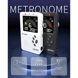 Afinador metrónomo digital Lekato MT-3200W recargable con contador vocal para guitarra, bajo y violín - Product Image 5