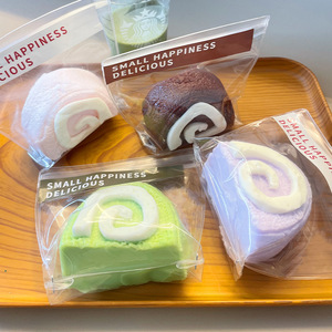 Offre exclusive pour un jouet en silicone souple en forme de gâteau roulé suisse, jouet à presser en forme de triple boule, pour tous les âges, idéal pour soulager le stress - Product Image 2