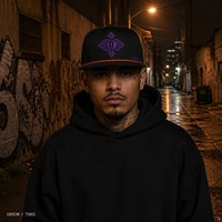 Casquette de baseball personnalisée avec broderie Old English, 5 panneaux, visière incurvée, style Dad Hat, streetwear urbain West Coast, vente en gros, faible MOQ