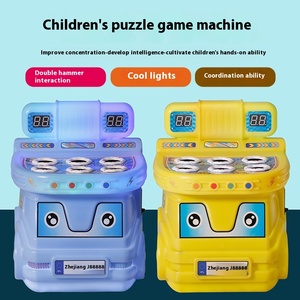 2025 nuevo modelo de doble martillo que funciona con monedas Mole Kidsren's Electric Cute Small Commercial Game Machine 1 plástico - Product Image 5