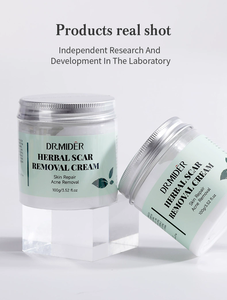 Crema Blanca para Eliminar Cicatrices de Embarazo, Estrías y Acné, Ingredientes Herbales 100% Naturales, Antiarrugas, 50g - Product Image 5