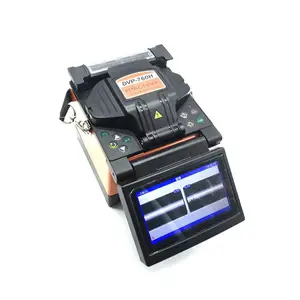 Fiber optik birleştirme aleti makine DVP-740D DVP740/760H/760A/16/750 çoklu dil FTTH Fiber optik splicer