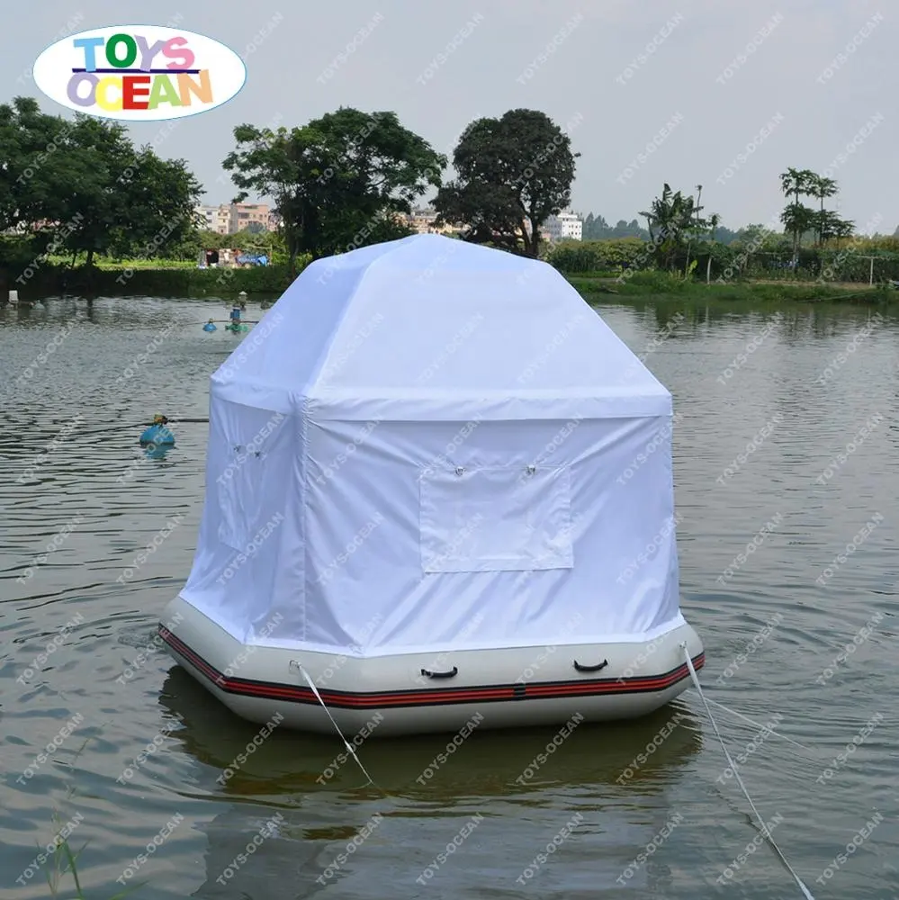 Inflatable Mengapung Berkemah Air Tenda Shoal Rakit