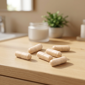 Compléments alimentaires à base de plantes en capsules Ashwagandha 60 unités Naturel Végétarien Certifié GMP Convient à tous les âges - Product Image 1