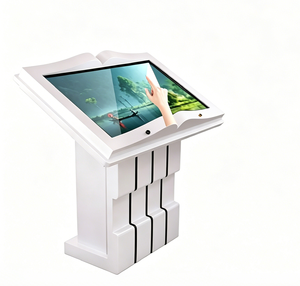 Pantalla Táctil Interactiva de 32 Pulgadas para Interiores, Ideal para Salas de Exposiciones <span class=keywords><strong>y</strong></span> Aeropuertos, con Función de Pasar Páginas Virtual, Sensor de Doble Cuerpo, Gráficos <span class=keywords><strong>y</strong></span> Presentaciones <span class=keywords><strong>PPT</strong></span> - Product Image 1