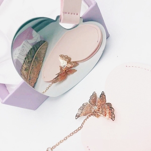 Quà Tặng Ngày Valentine màu đỏ hồng hình trái tim Túi gương PU da tùy chỉnh logo <span class=keywords><strong>mini</strong></span> du lịch thép không gỉ Gương trang điểm - Product Image 5