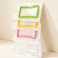 Porte-cartes de crédit en silicone personnalisable MILAIYOU, blocage RFID, options d'impression par transfert thermique/sérigraphie/laser, minimaliste, sans logo