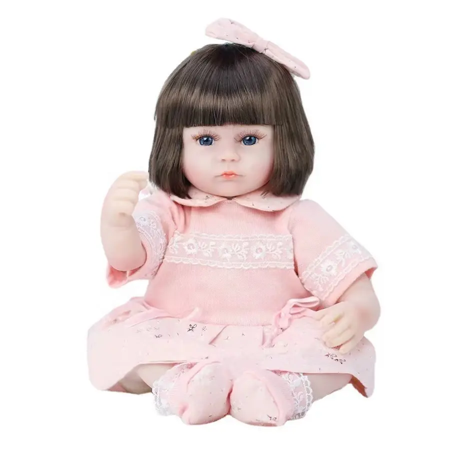 Дешевая популярная подвижная игрушка для девочек, новый стиль, пластиковая фабричная кукла, кукла-малыш, принцесса с бантом