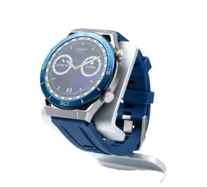 DT NO.1 DT Ultra mate smartwatch 1.5inch 454*454 para homens de negócios 3 botões Compass GPS NFC DTUltra mate redondo relógio esportivo inteligente