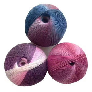 200g grande boule magique fil mélangé de laine arc-en-ciel pour tricoter tissé à la main Crochet châle manteau motif grossier bébé laine boule à tricoter - Product Image 1
