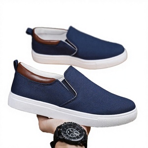 Nuevos Zapatos de Lona para Hombre, Talla Grande, para Comercio Exterior Transfronterizo, con Forro de PU que Aumenta la Altura - Product Image 2