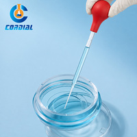 Pipettes Pasteur en verre CORDIAL de 150 mm pour usage en laboratoire