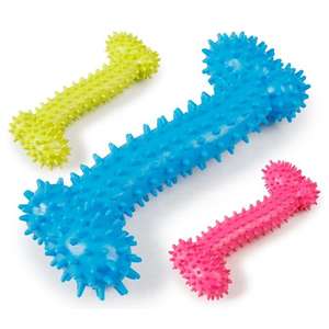Lynpet çevre dostu köpek çiğnemek oyuncak lüks kemik şekli dayanıklı Bite diş fırçası TPR Pet çiğnemek oyuncaklar için etkili diş temizleme - Product Image 2