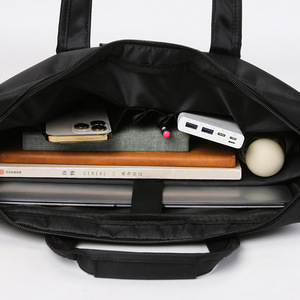Sac à bandoulière pour ordinateur portable en tissu Oxford imperméable, léger, durable, grande capacité, sac fourre-tout décontracté pour homme, sac portable pour ordinateur portable - Product Image 6